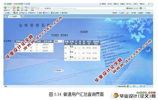 基于BS模式企业库存管理系统的设计与实现