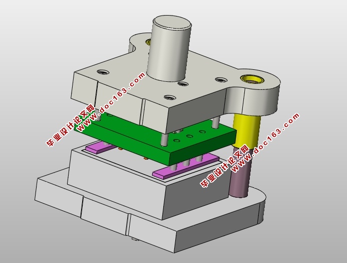 Z形件弯曲冲压模具设计(含CAD图,SolidWorks三维图)