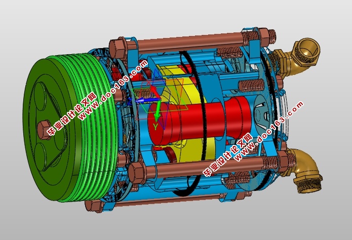 ˫бʽյѹ(CADװͼ,IGS,SolidWorksάͼ)