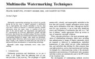 ýˮӡMultimedia Watermarking Techniques