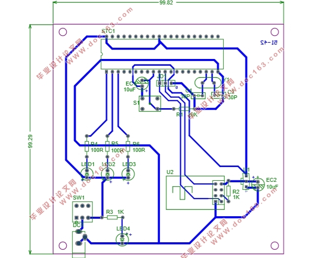 Ƭ߼LEDƵϵͳо(,PCBӲͼ)