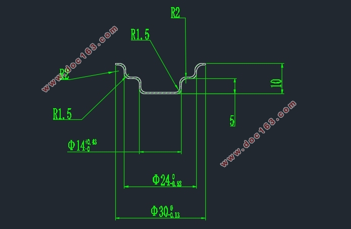 0.5mm10ֽԲͲĳѹģ(CADͼװͼ)