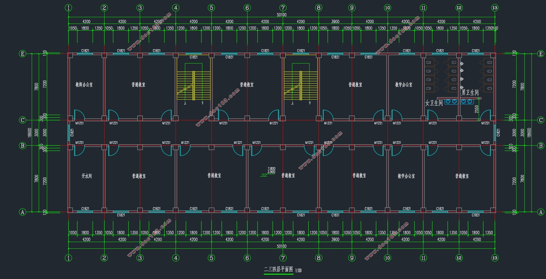 5600ƽѧѧ¥(CADͼṹͼ)