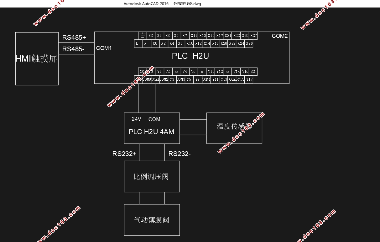 ɴͲ¶ȿϵͳ(CADԭͼ,PLC,HMI)