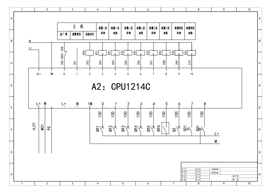 木塑生产机多路温度控制系统设计(S7-1200PLC)