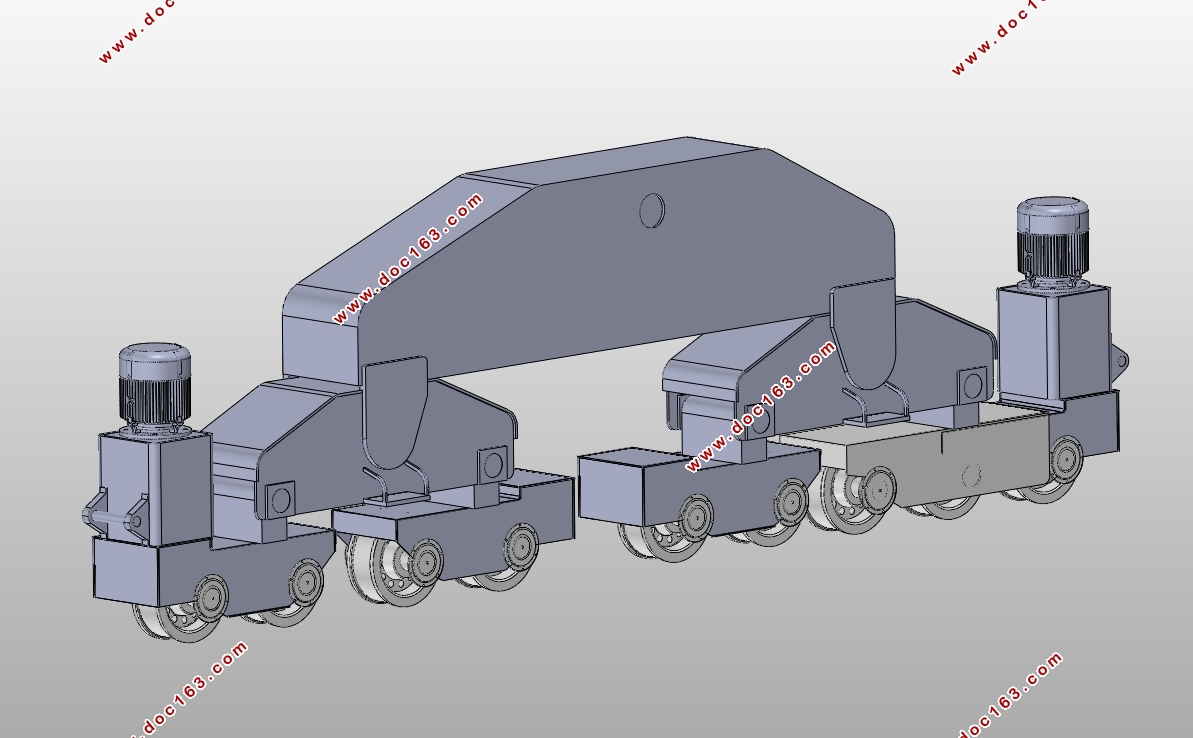 MQ5040单臂架门座起重机运行机构设计(含CAD图,SolidWorks三维图)