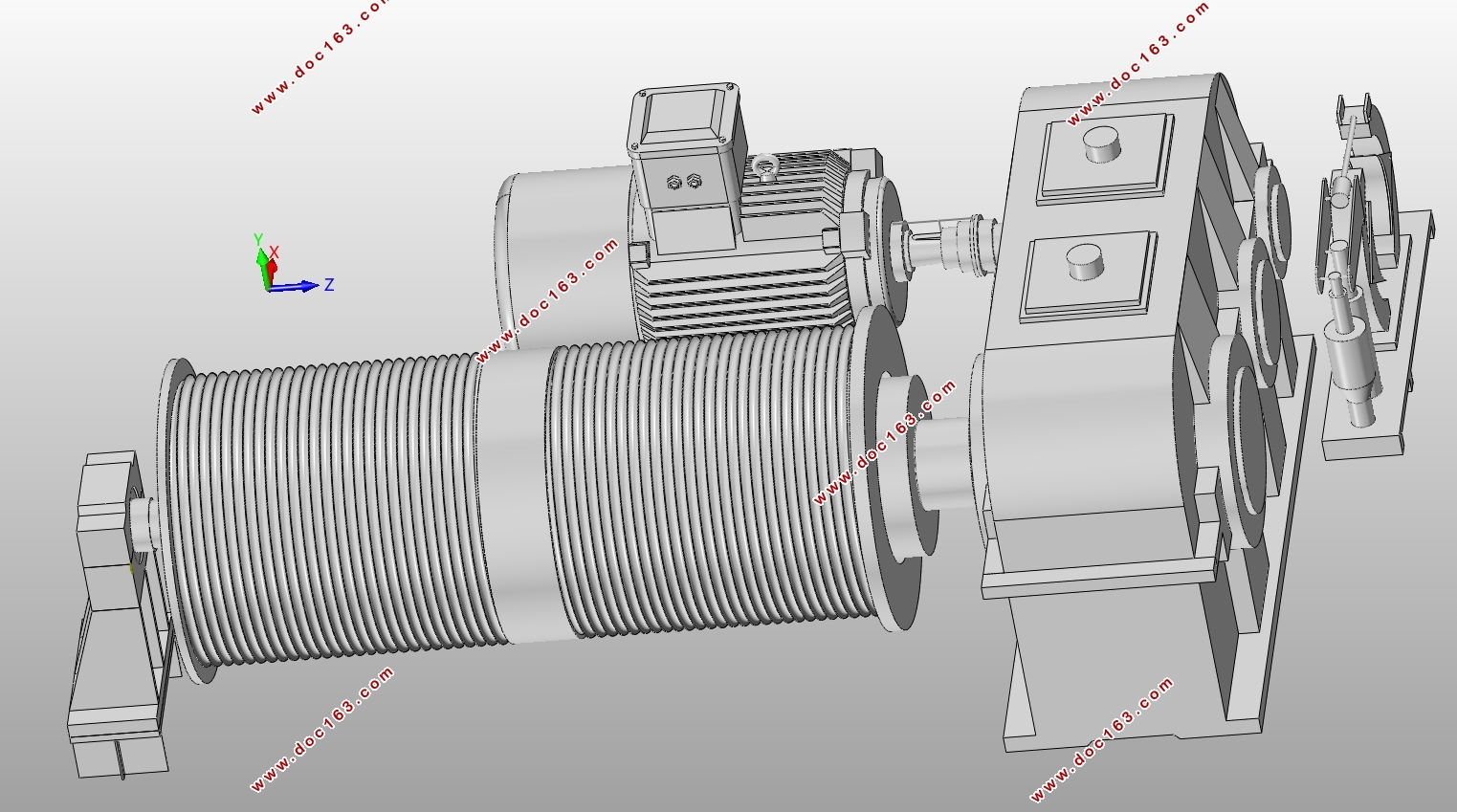 MQ5040单臂架门座起重机起升机构设计(含CAD图,SolidWorks三维图)