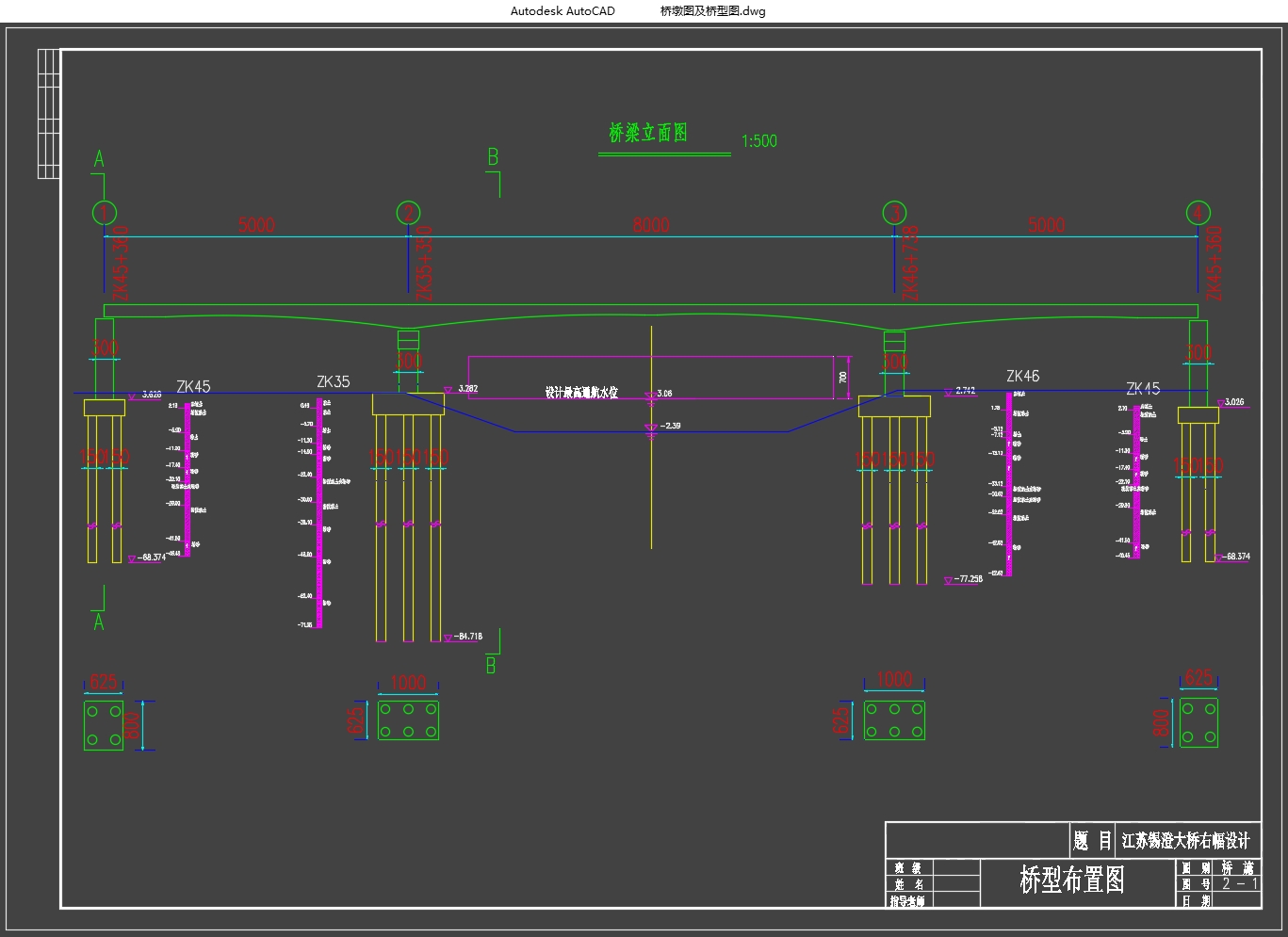 ����(50+80+50m)ԤӦ�������������������(��CADͼ,Midasģ��)