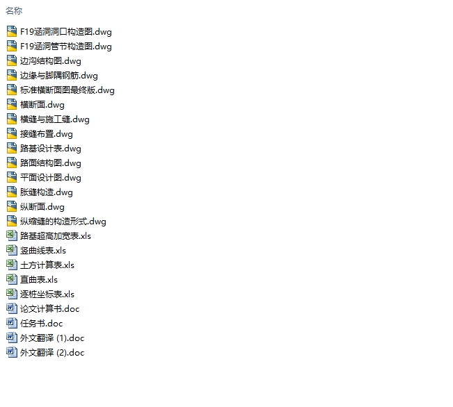 广西南宁地区某地段三级公路设计(含CAD图)