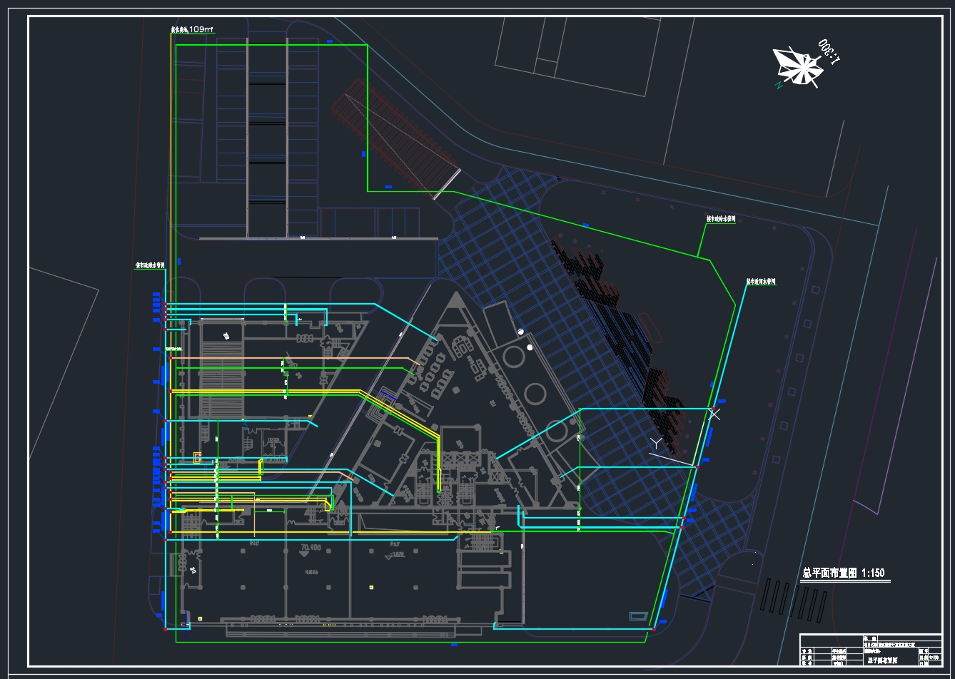 丽水经济开发区大厦高层办公楼给排水设计(含CAD图)