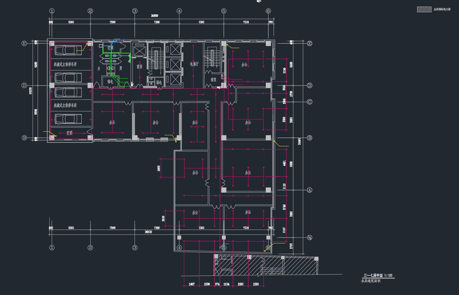 ���Ժ�߲�칫¥�ۺ��Խ�������ˮ�������(��CADͼ)