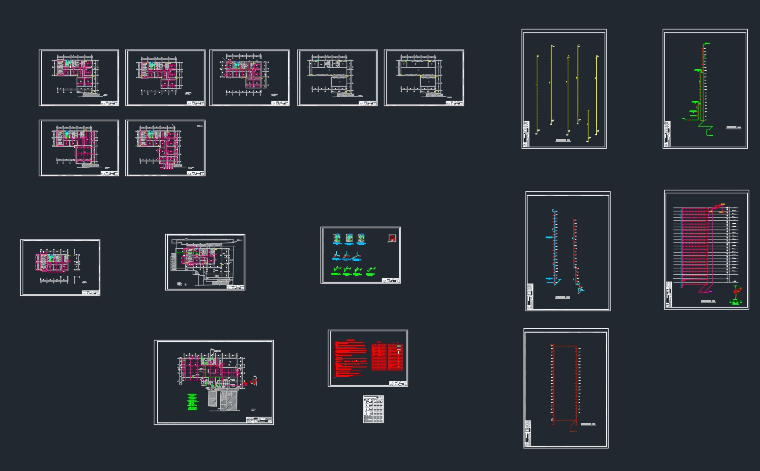 ���Ժ�߲�칫¥�ۺ��Խ�������ˮ�������(��CADͼ)