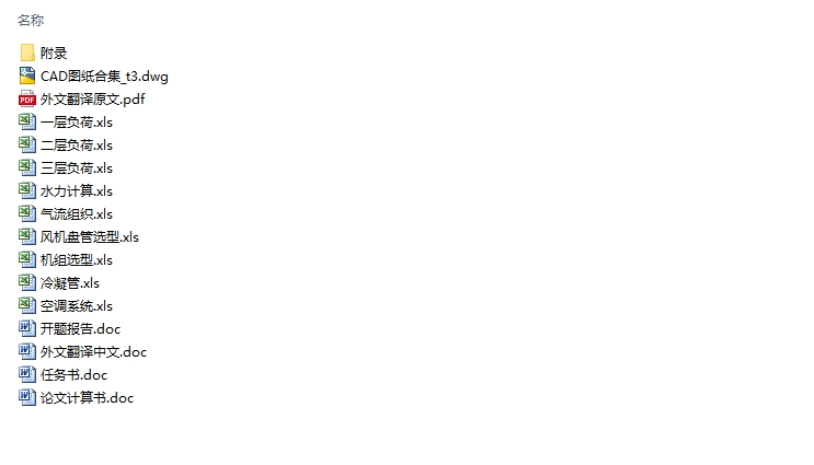 西安某医院空调系统设计(含CAD图)