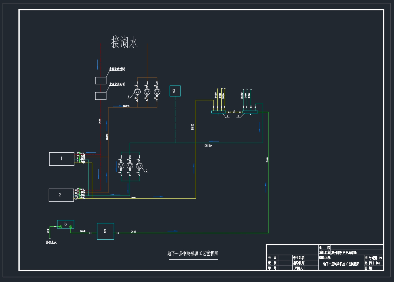 苏州市某房产交易市场空调系统设计(含CAD图)