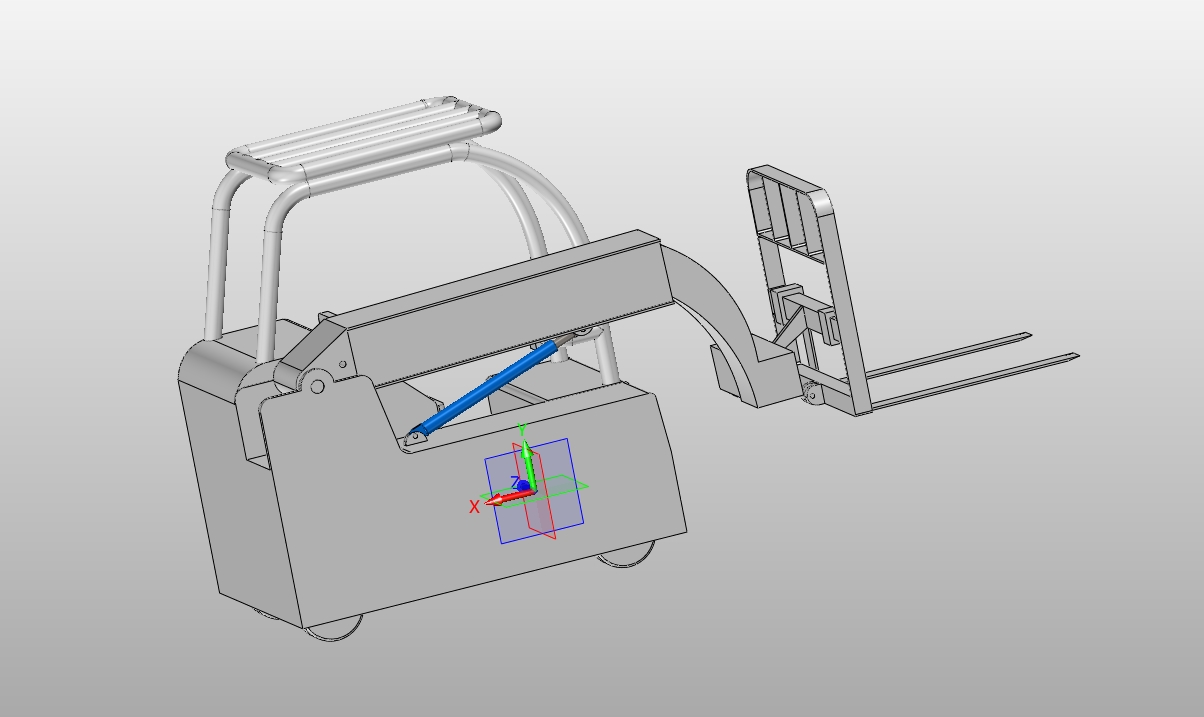 臂架型叉车的设计研究(含CAD图,SolidWorks三维图)