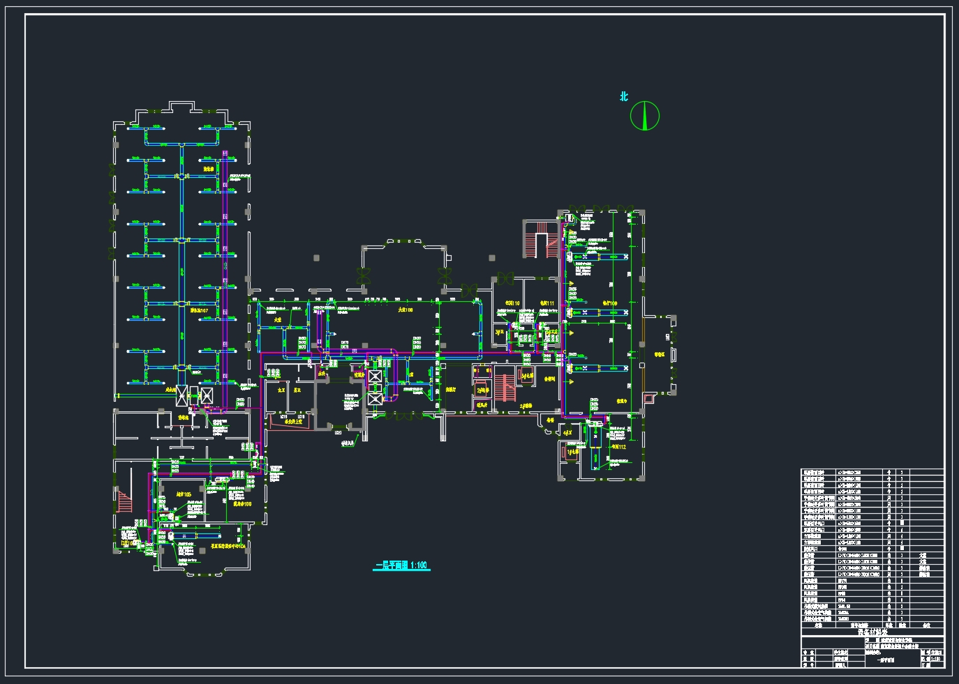 南京某度假中心综合楼空调设计(含CAD图)