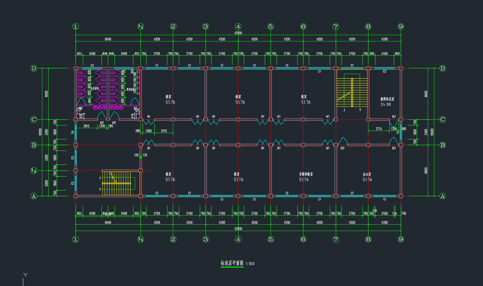 ���3811ƽ��������ĳ�߼���ѧ��ѧ¥���(������ͼ�ṹͼ)