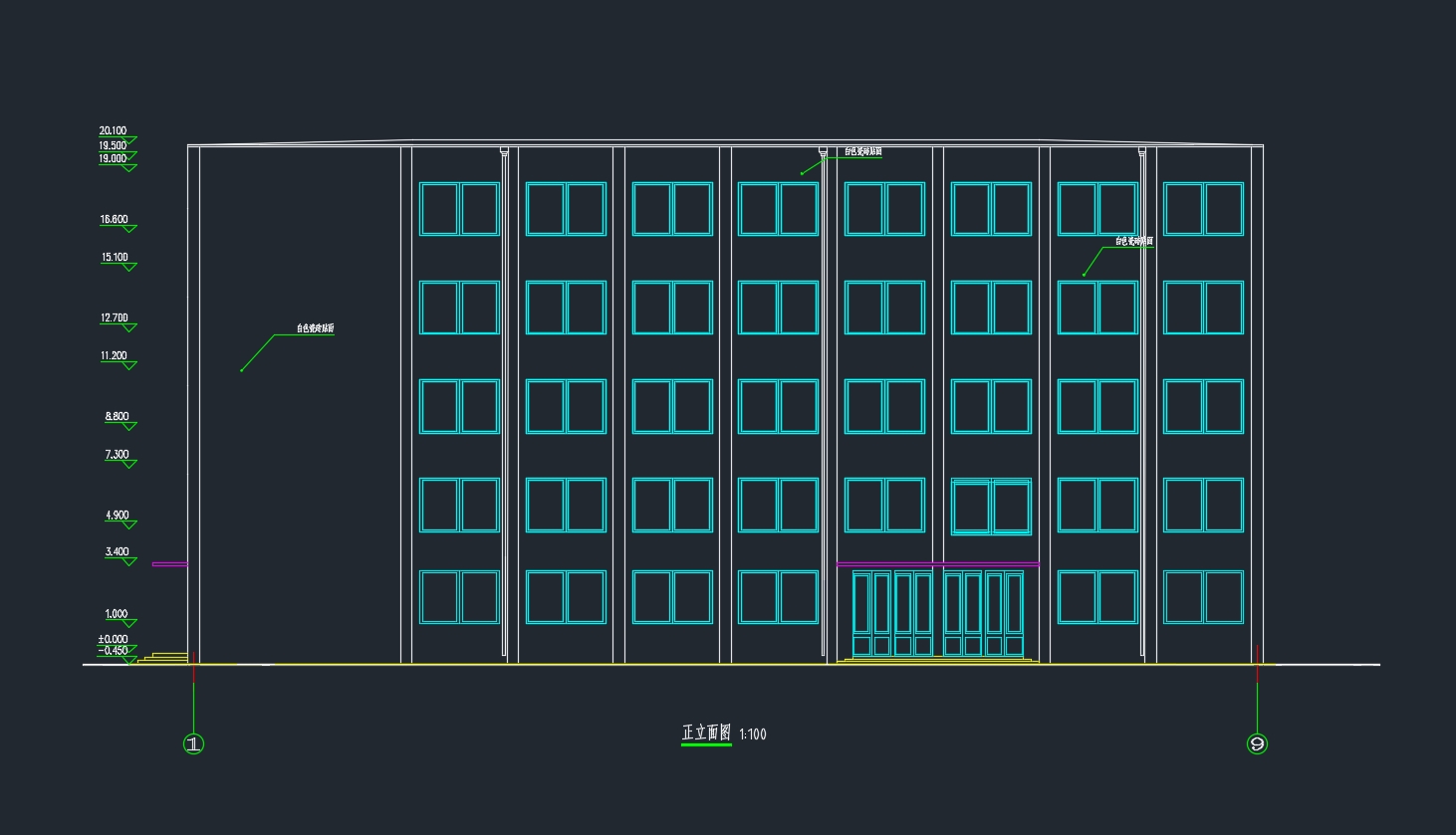 ���3811ƽ��������ĳ�߼���ѧ��ѧ¥���(������ͼ�ṹͼ)