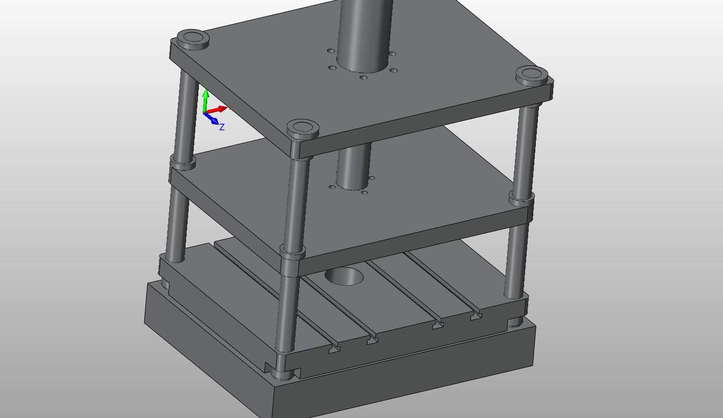 Y28-500T˫�����������������Ԫ�������Ż�(��SolidWorks��άͼ)