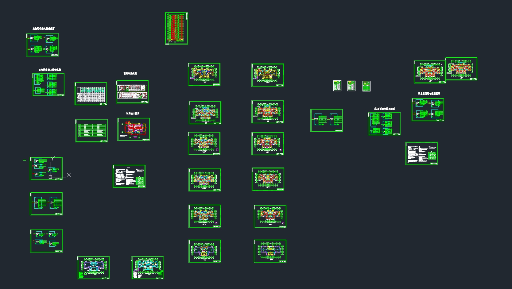 ������ĳ�߲�סլ¥����ϵͳ���(��CADͼ)