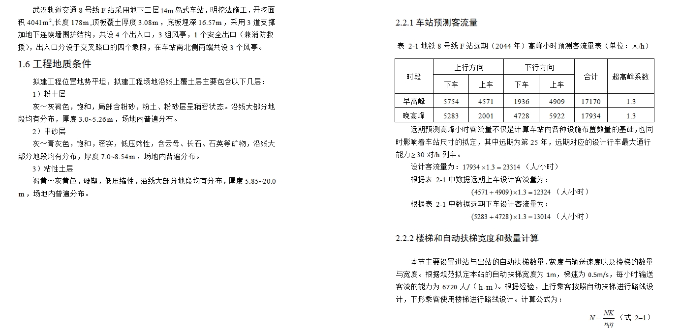 武汉轨道交通8号线地铁车站F设计(含CAD图)