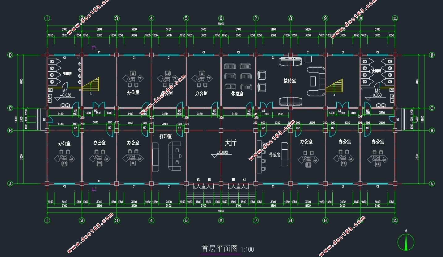 �Ĳ�3856m2ĳ���������ۺϰ칫¥���(�������ṹͼ)